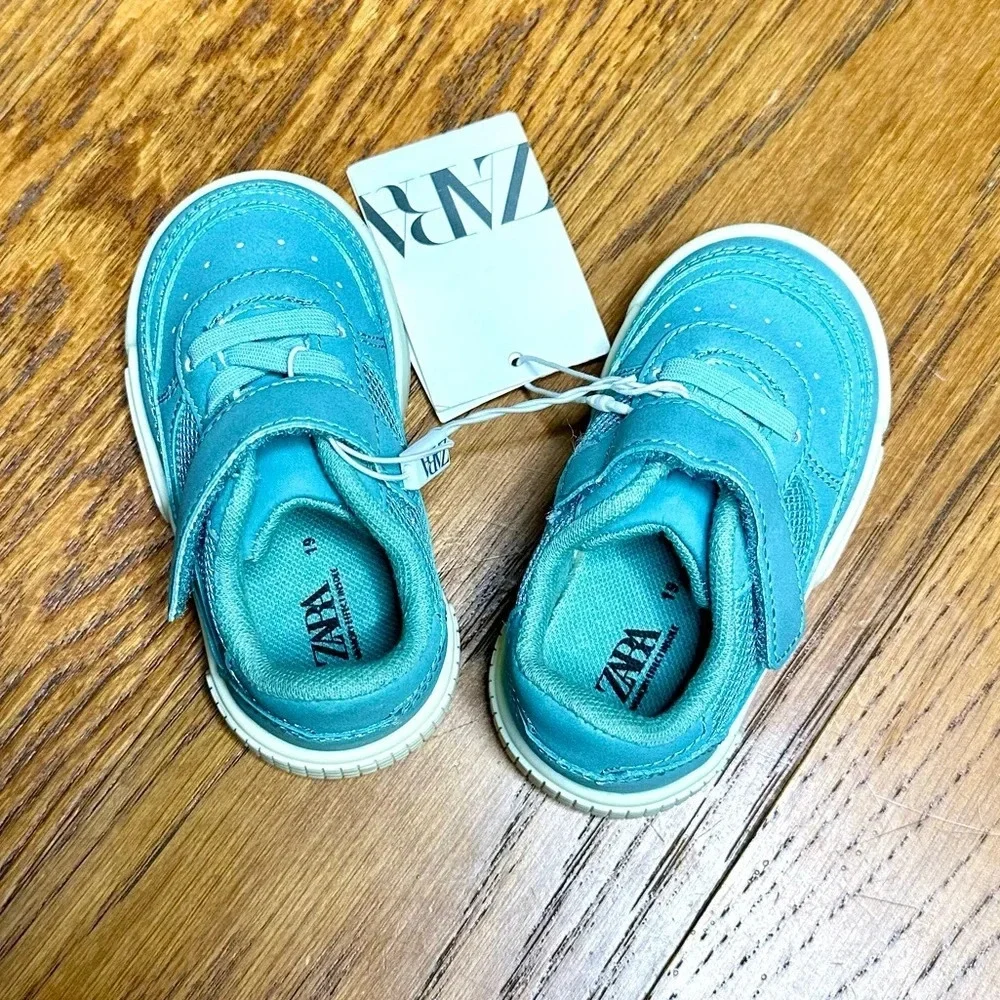 Teal Green Zara Baby Girl‎ Sneakers